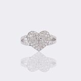 Diamond Ring 'Heart' - image 1