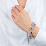 High-Carat Ruby Diamond Bracelet - image 3