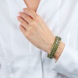 A high carat Peridot Bracelet with Diamonds - image 3