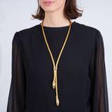 Long goldnecklace with Serpent-heads - image 6