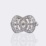 Dainty Diamond Brooch