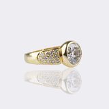 Solitaire Band Ring - image 2