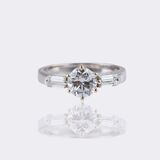 Solitaire Diamond Ring - image 1