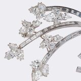An exceptionel Vintage Diamond Flower Brooch - image 2