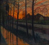 Landscape in the evening - image 1