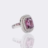 High-Carat Natural Spinel Ring with Diamonds - image 2