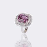 High-Carat Natural Spinel Ring with Diamonds - image 3