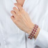 High-Carat Ruby Diamond Bracelet - image 3