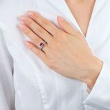 Diamond Pink Tourmaline Ring - image 3