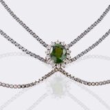 Multi-Row Tourmaline Necklace - image 2