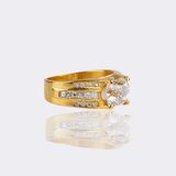 Solitaire Diamond Ring - image 2