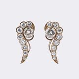 Pair of Diamond Earrings - image 1