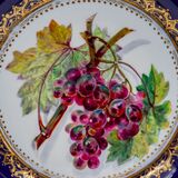 A Set of 4 Splendid Plates with fruits - image 4