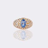 Sapphire Diamond Ring - image 1