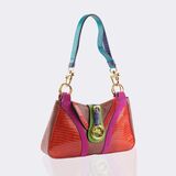 Paisley-Jacquard Bag With Leather Trim - image 2