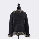 Alpaca Cashmere Jacket With Faux Fur - image 3