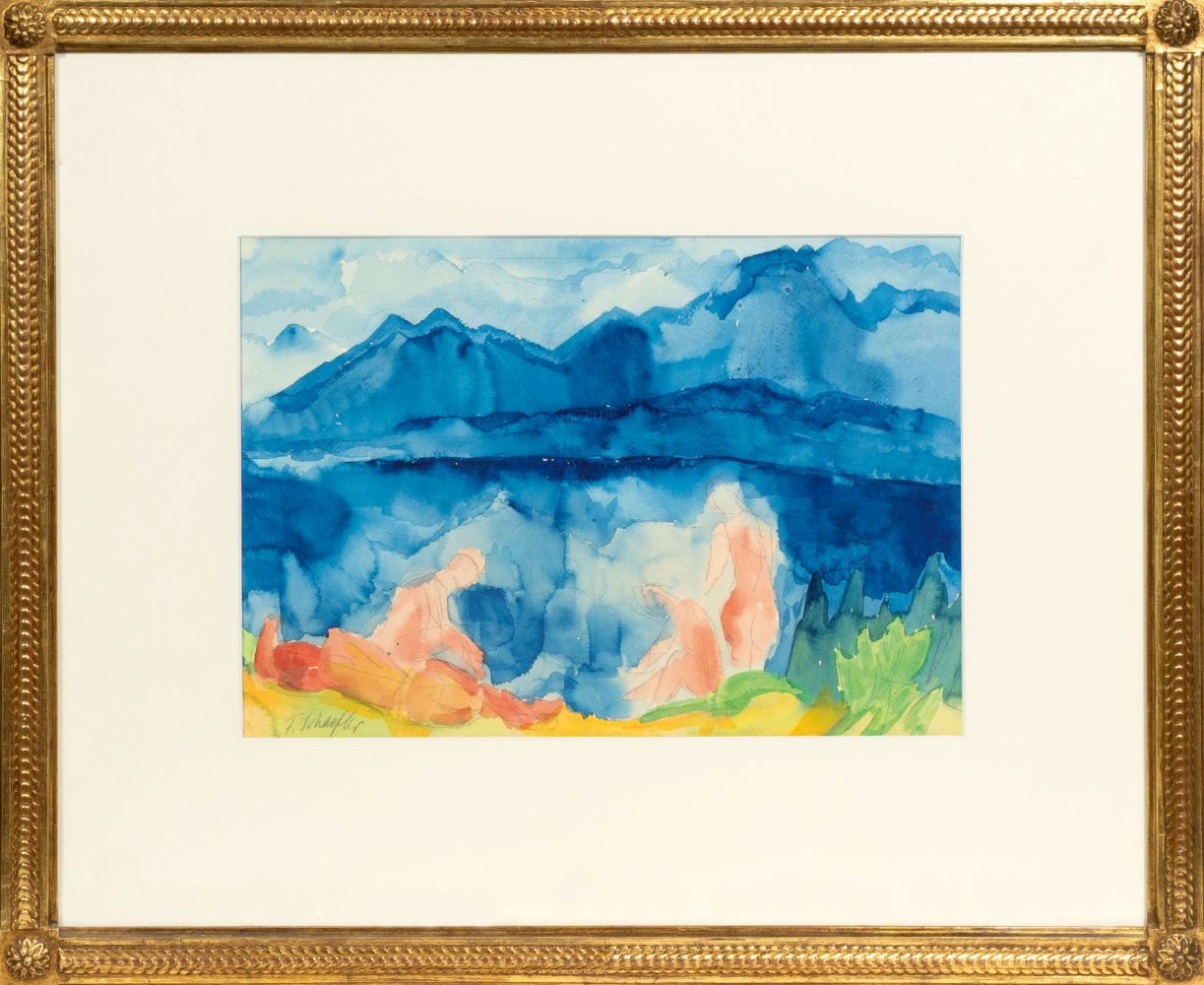 Badende an einem See - Bild 2