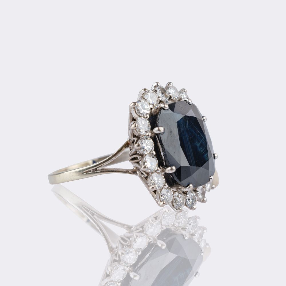 Saphir Brillant Cocktailring - Bild 2