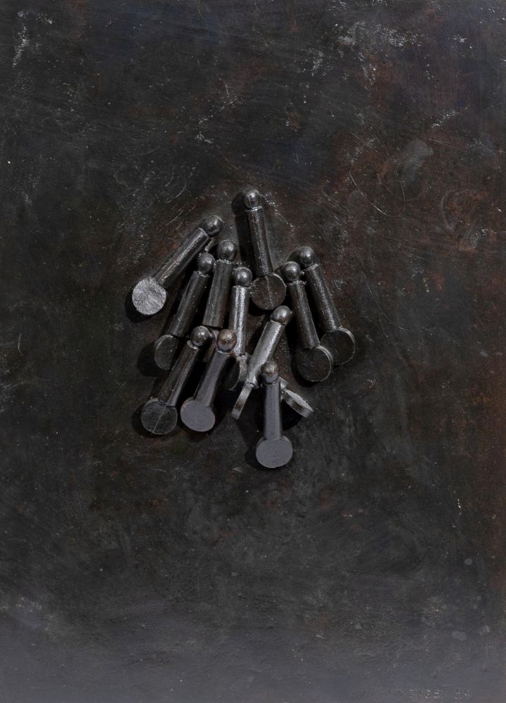 Relief 'Einradfahrer - kleines Chaos' - Bild 2