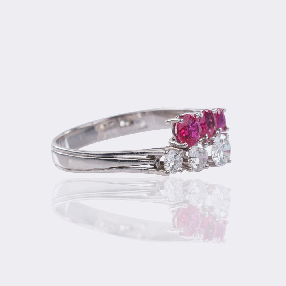 Rubin Brillant Ring - Bild 2