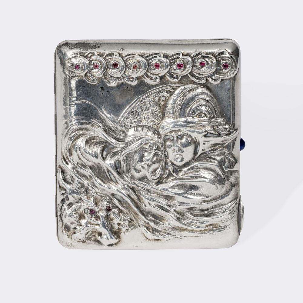 Russisches Jugendstil-Zigarettenetui