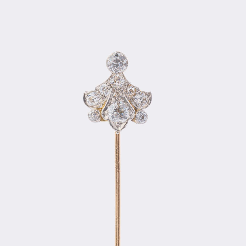  Krawattennadel mit Altschliffdiamant