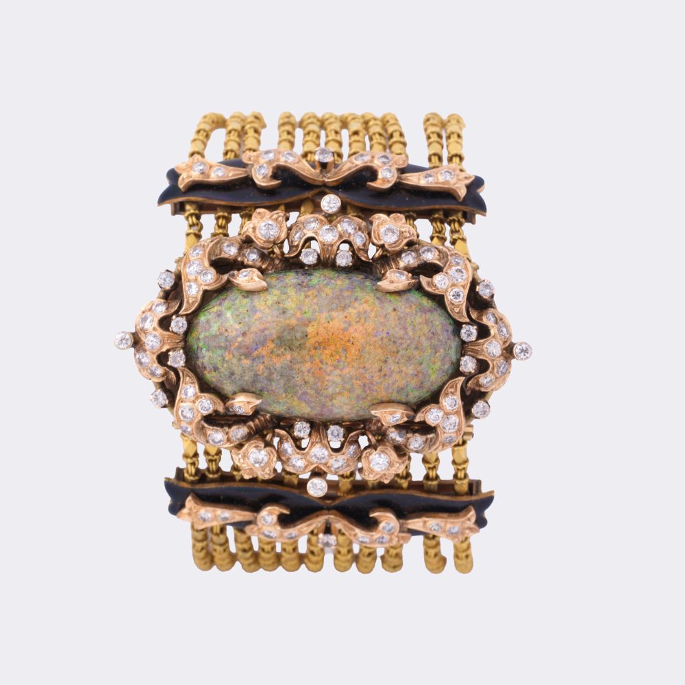 Vintage Opal Brillant Armband