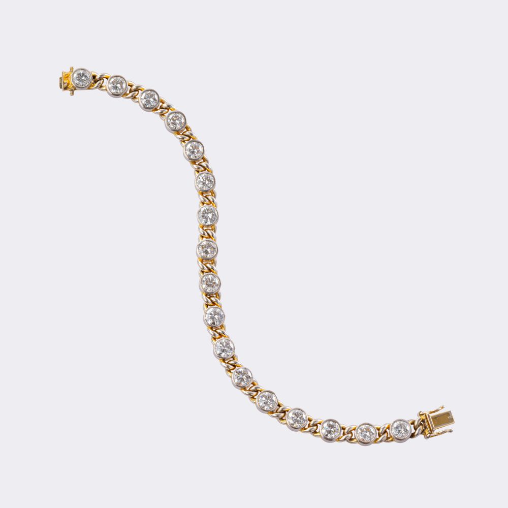 Higharat Diamond Curb Chain Bracelet - image 2
