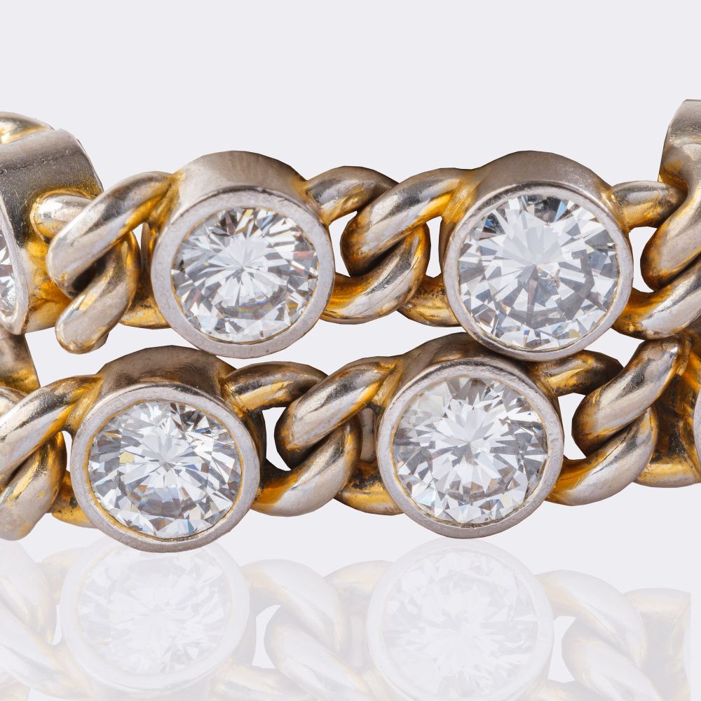 Higharat Diamond Curb Chain Bracelet - image 3
