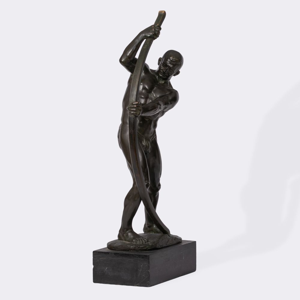 Imposante große Figur 'Bogenspanner' - Bild 2