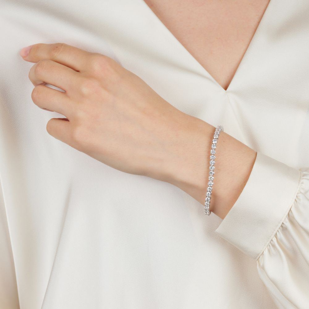 Hochkarätiges Tennisarmband - Bild 5