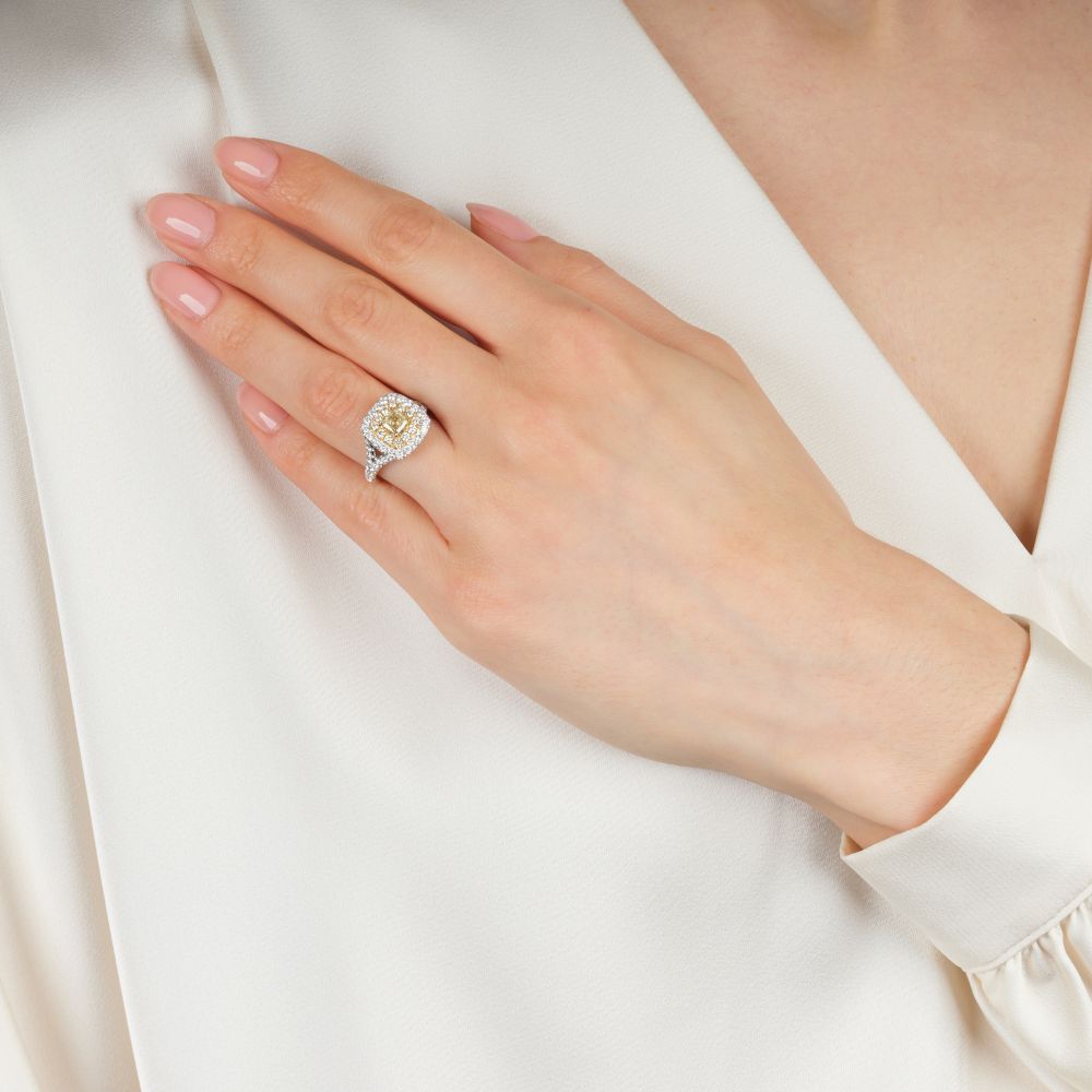 Fancy Diamant Ring - Bild 5