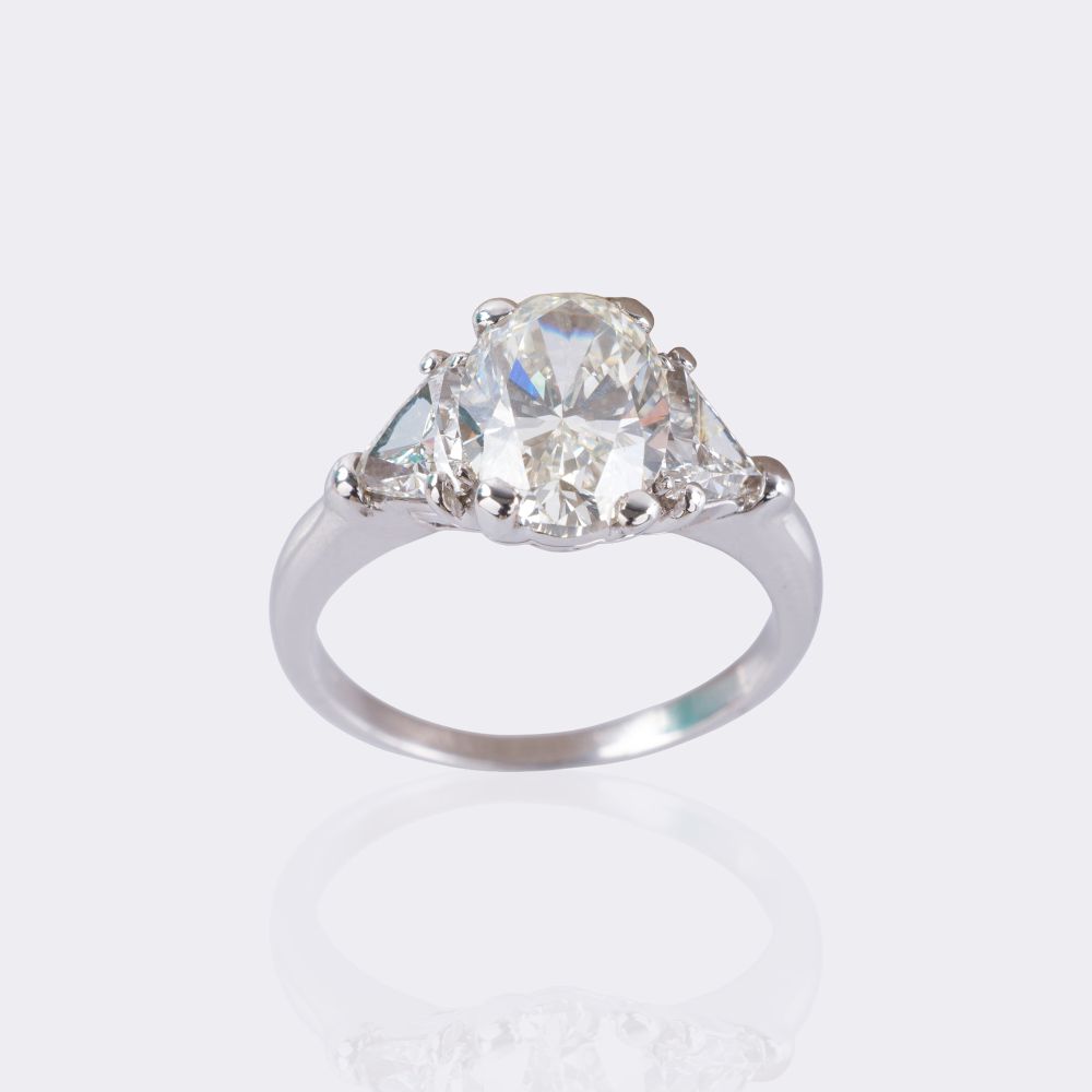 Hochkarätiger Solitär Ring - Bild 4