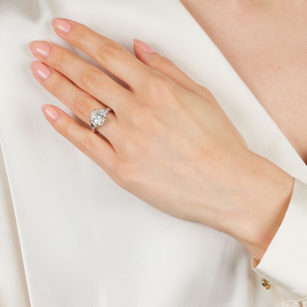 Hochkarätiger Solitär Ring - Bild 5