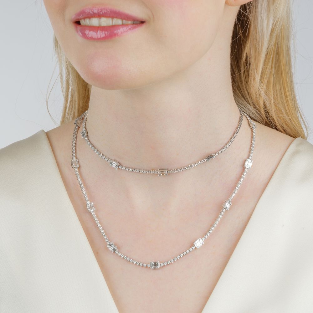 Feines Diamant Sautoir - Bild 5