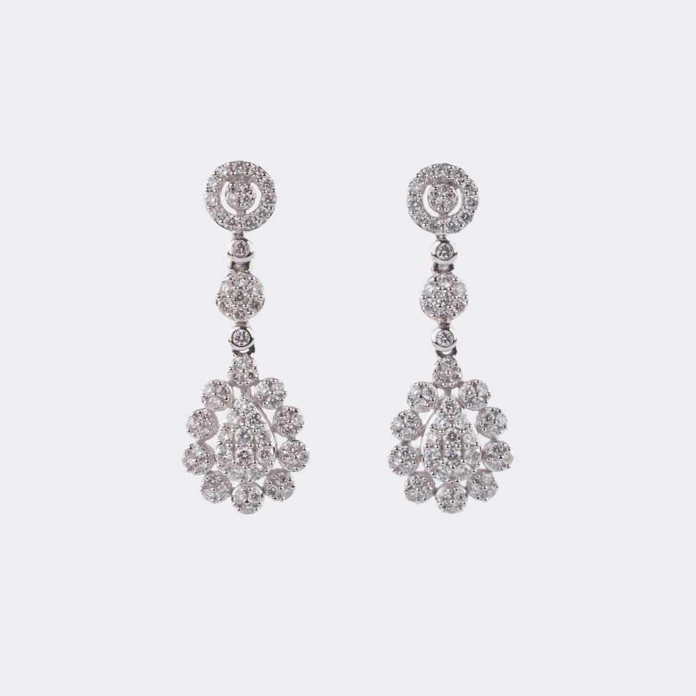 Paar Brillant Ohrhänger