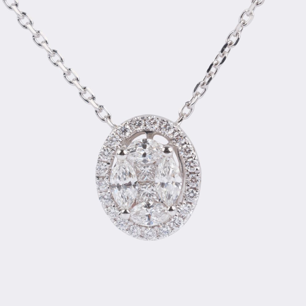 Diamant Anhänger am Kette - Bild 2