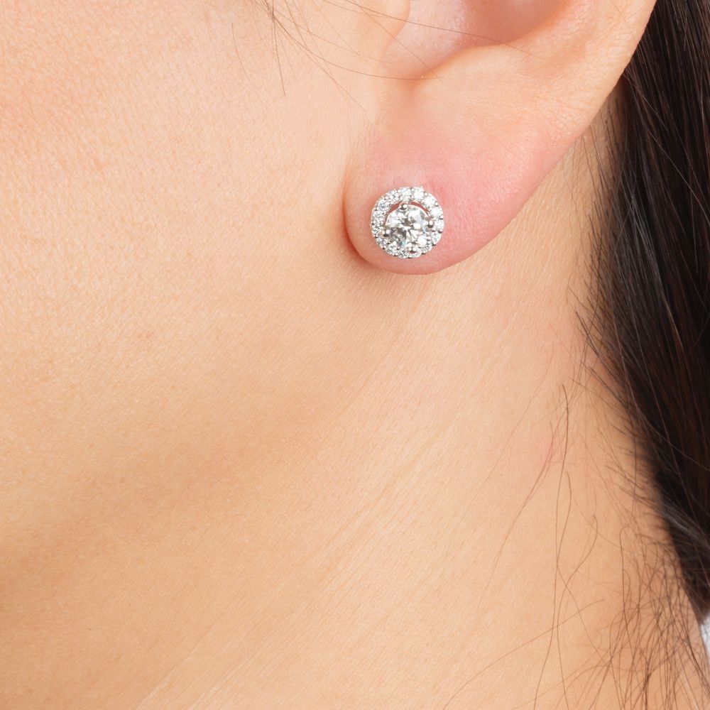 Paar Brillant Ohrstecker - Bild 2