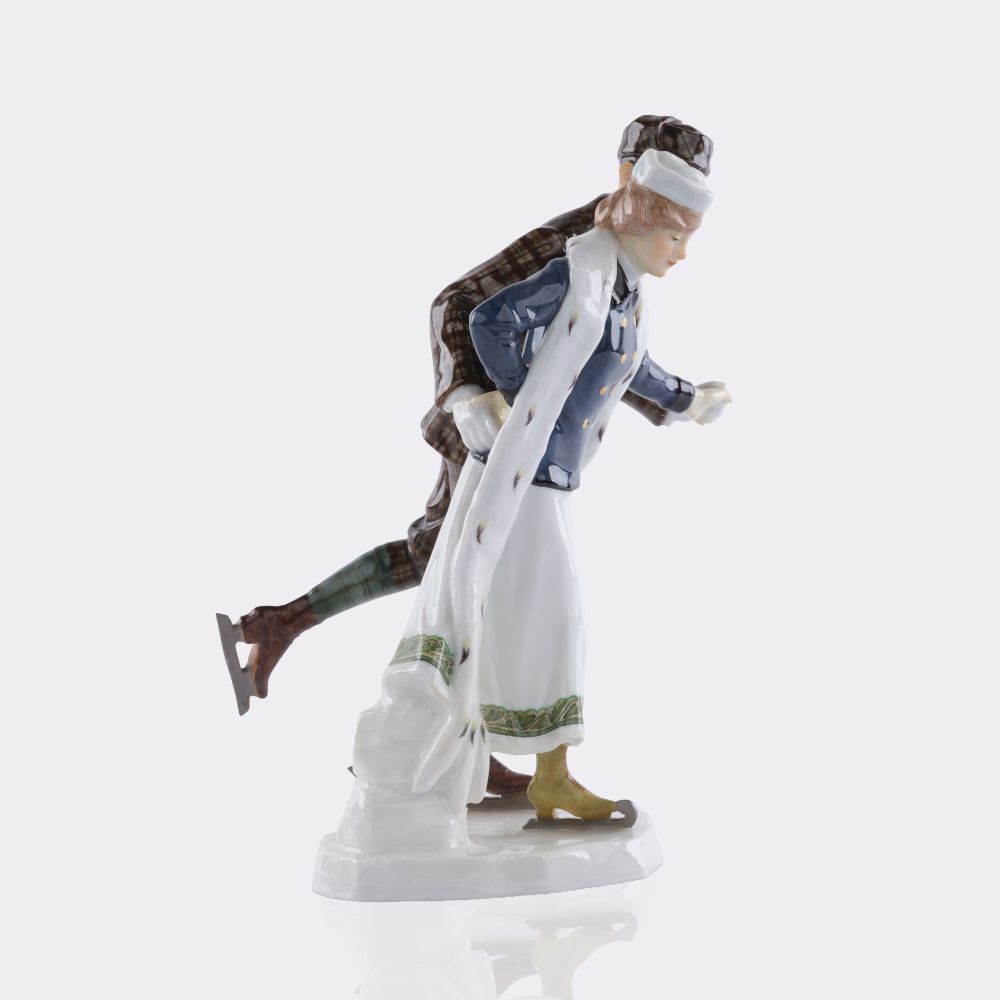 Paar beim Schlittschuhlaufen - Bild 2