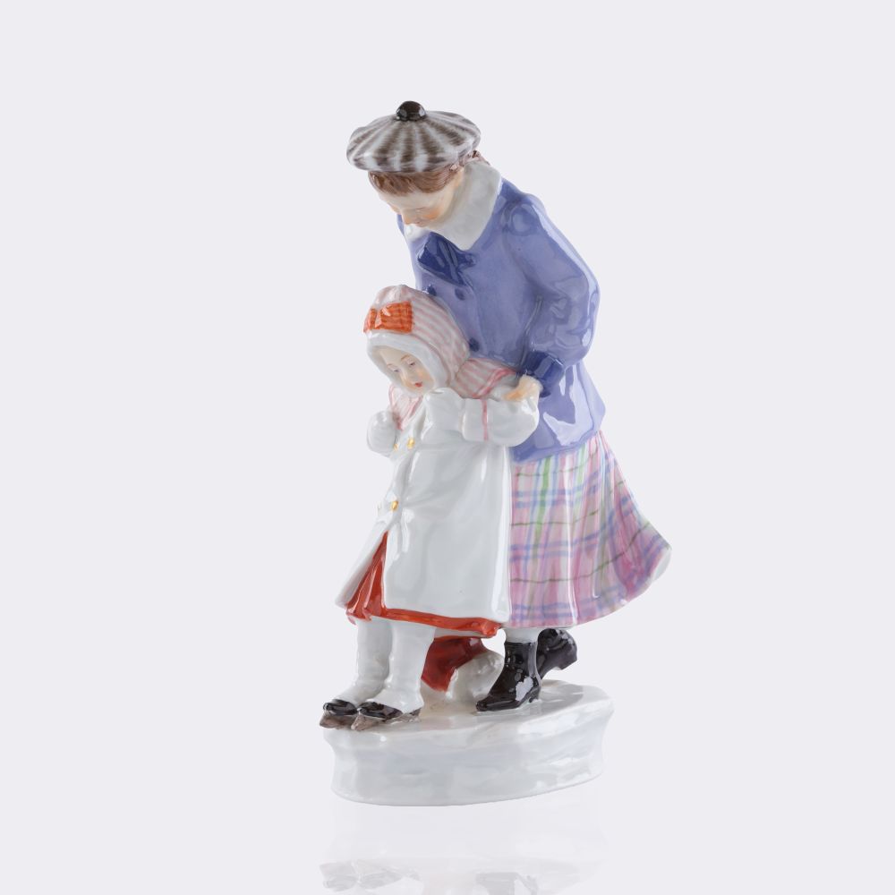 Der erste Schlittschuhlauf