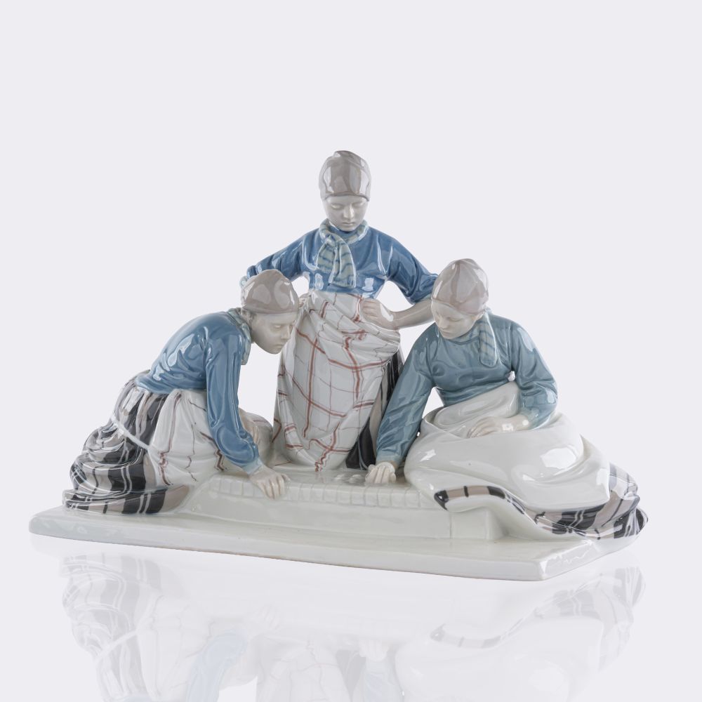 Drei spielende holländische Mädchen