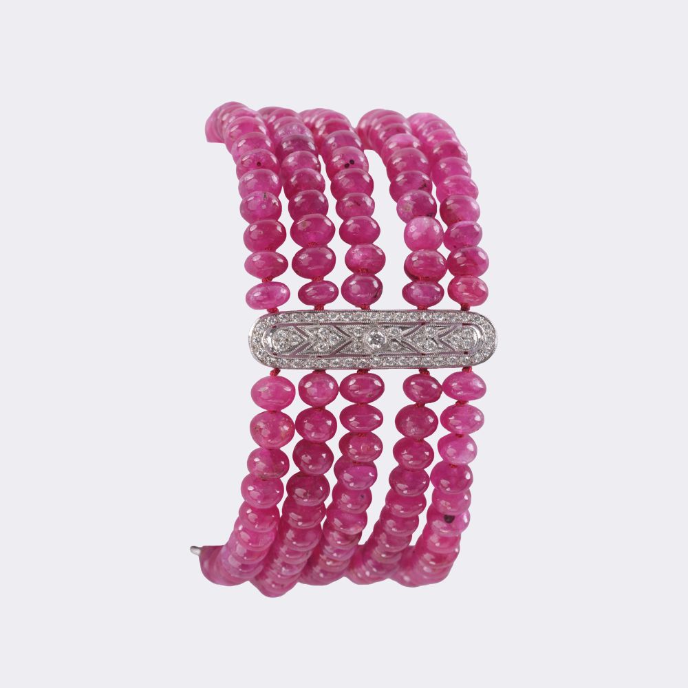 Rubin Brillant Armband - Bild 2