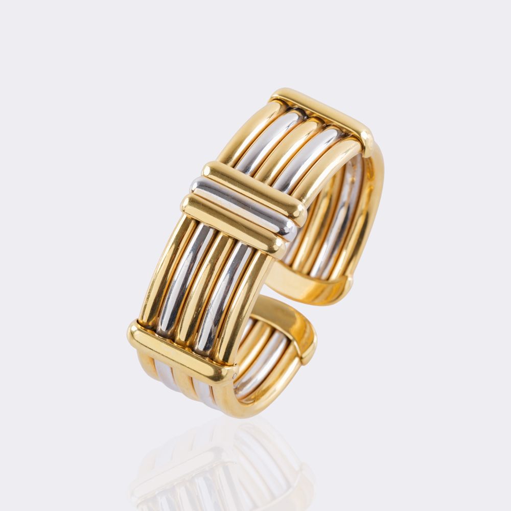 Breite Bicolor Armspange - Bild 2