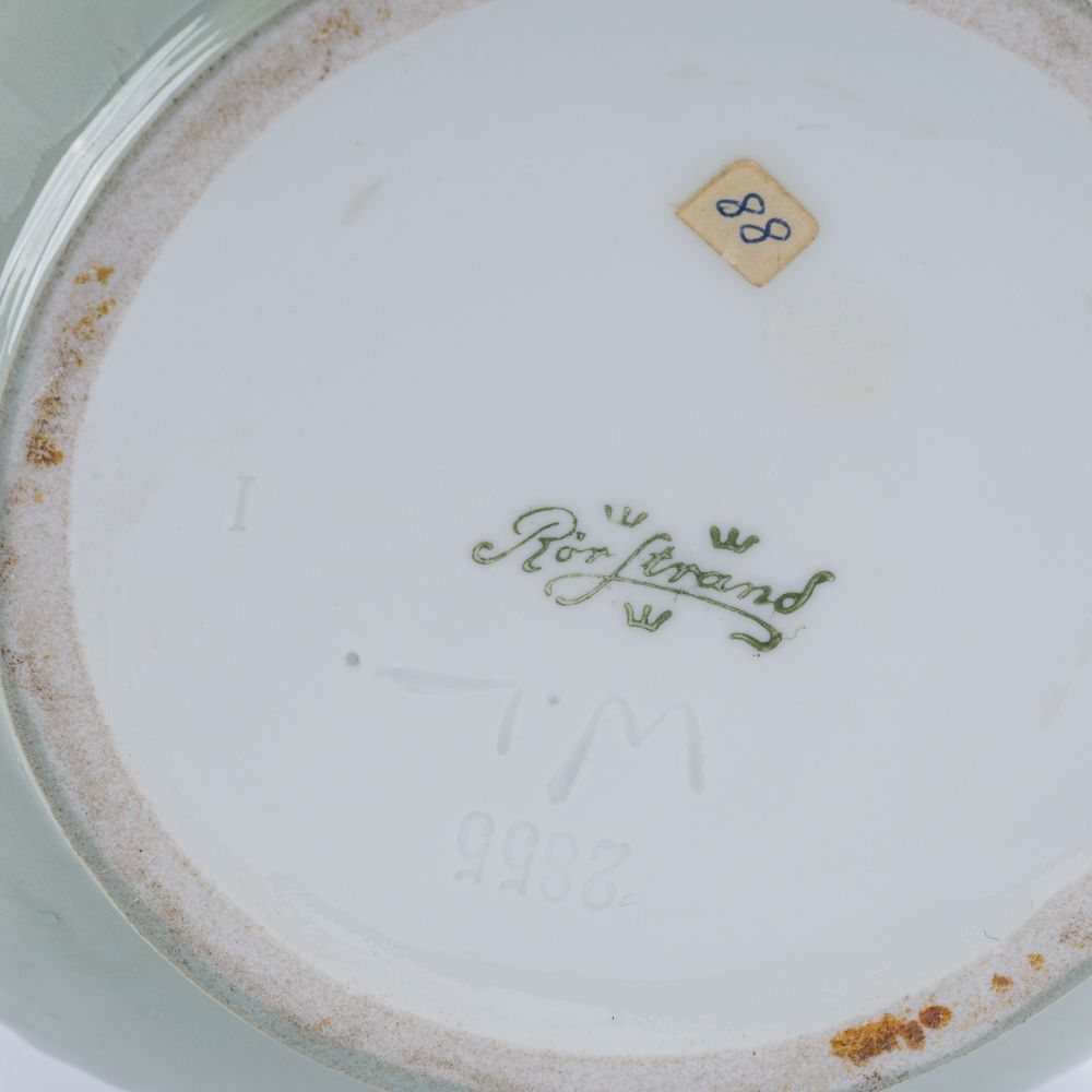 Jugendstil-Vase mit Blattrelief - Bild 4