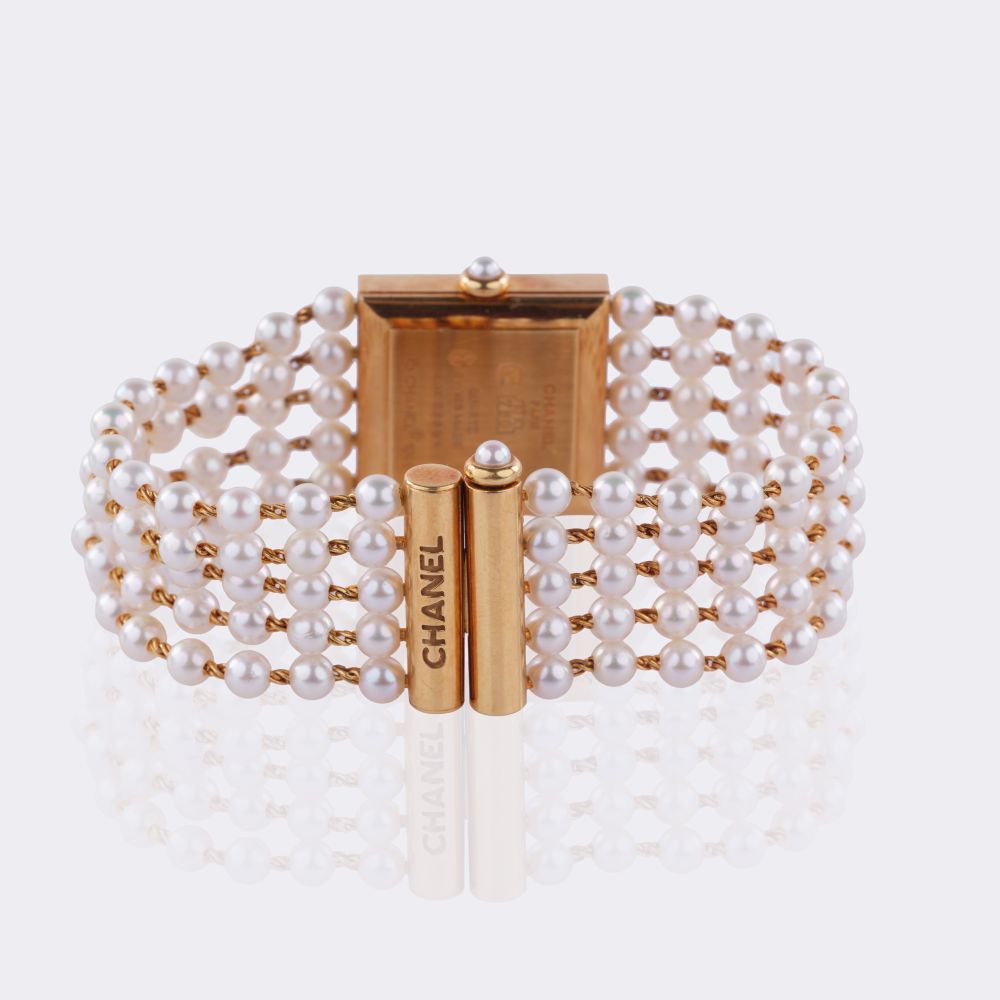 Damen-Armbanduhr mit Perlen 'Mademoiselle' - Bild 5