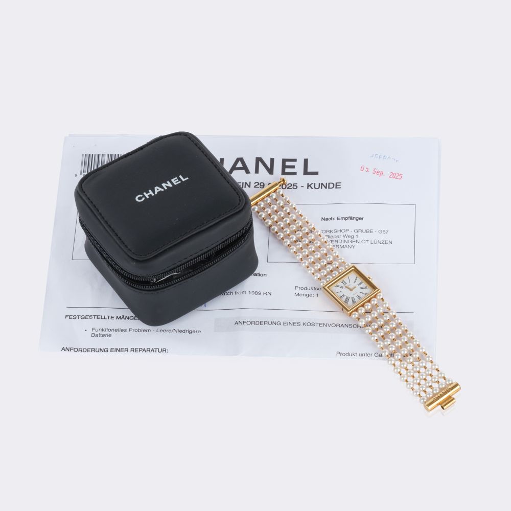 Damen-Armbanduhr mit Perlen 'Mademoiselle' - Bild 9