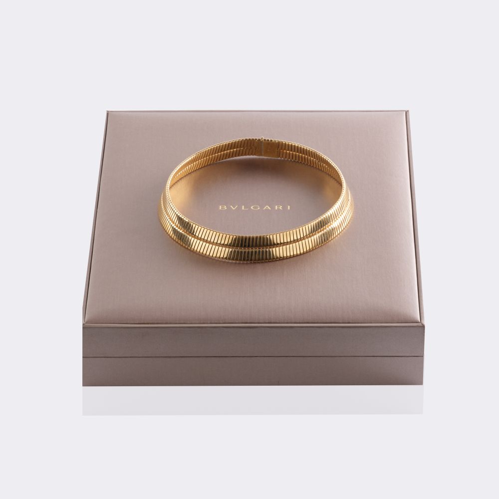 Double row necklace 'Tubogas' - image 3