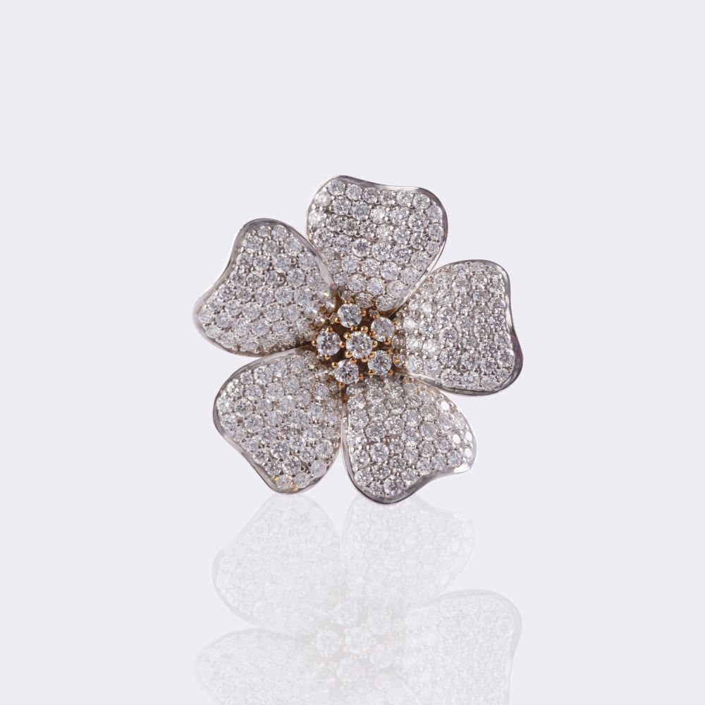 Brillant Cocktailring 'Camélia' - Bild 2