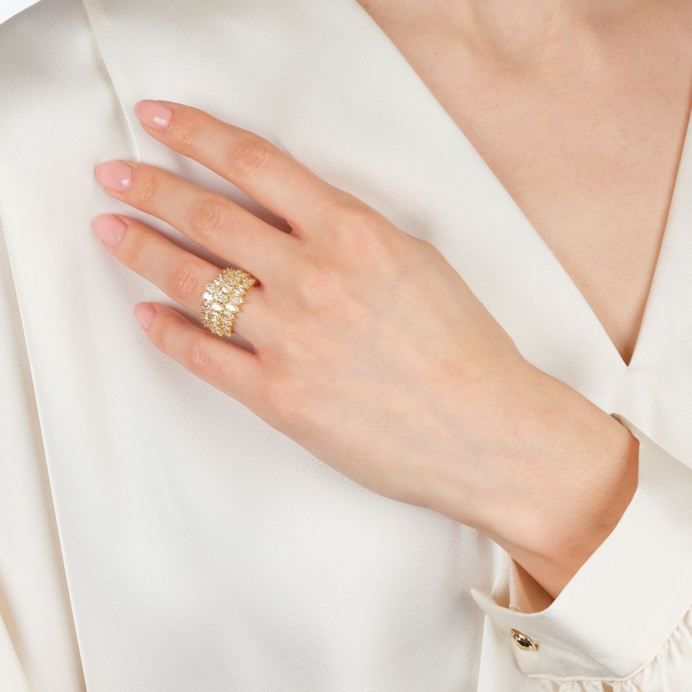 Fancy Diamant Bandring - Bild 4