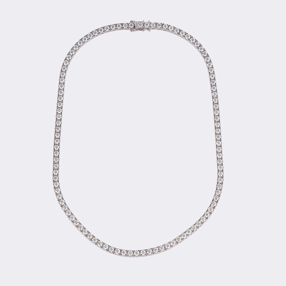 High-carat Riviére Diamond Necklace